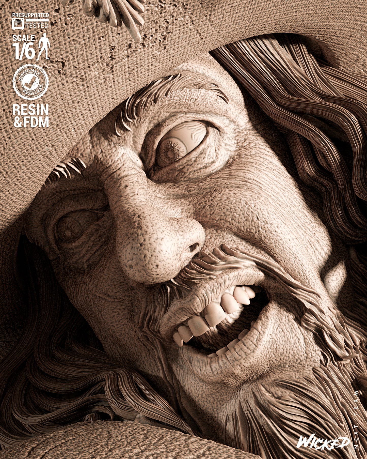 Hector Barbossa (Pirates of Caribbean) - Sculpt - 3d Printed Model Kit