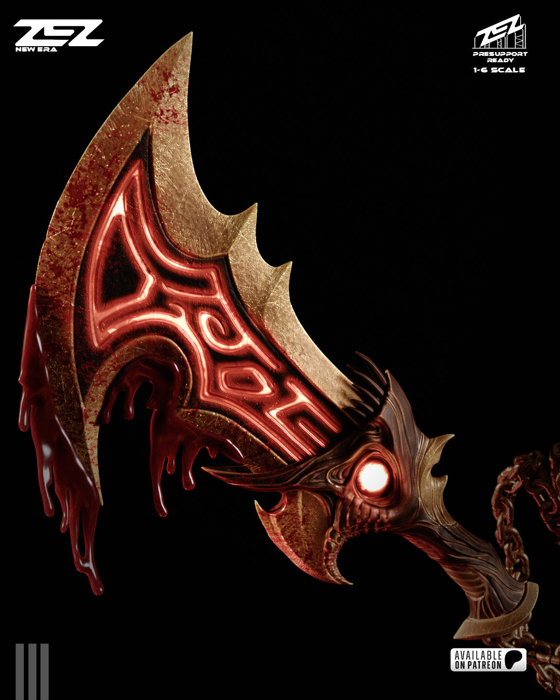 Kratos (ZEZ) - 3D Printed Fan Art Model Kit