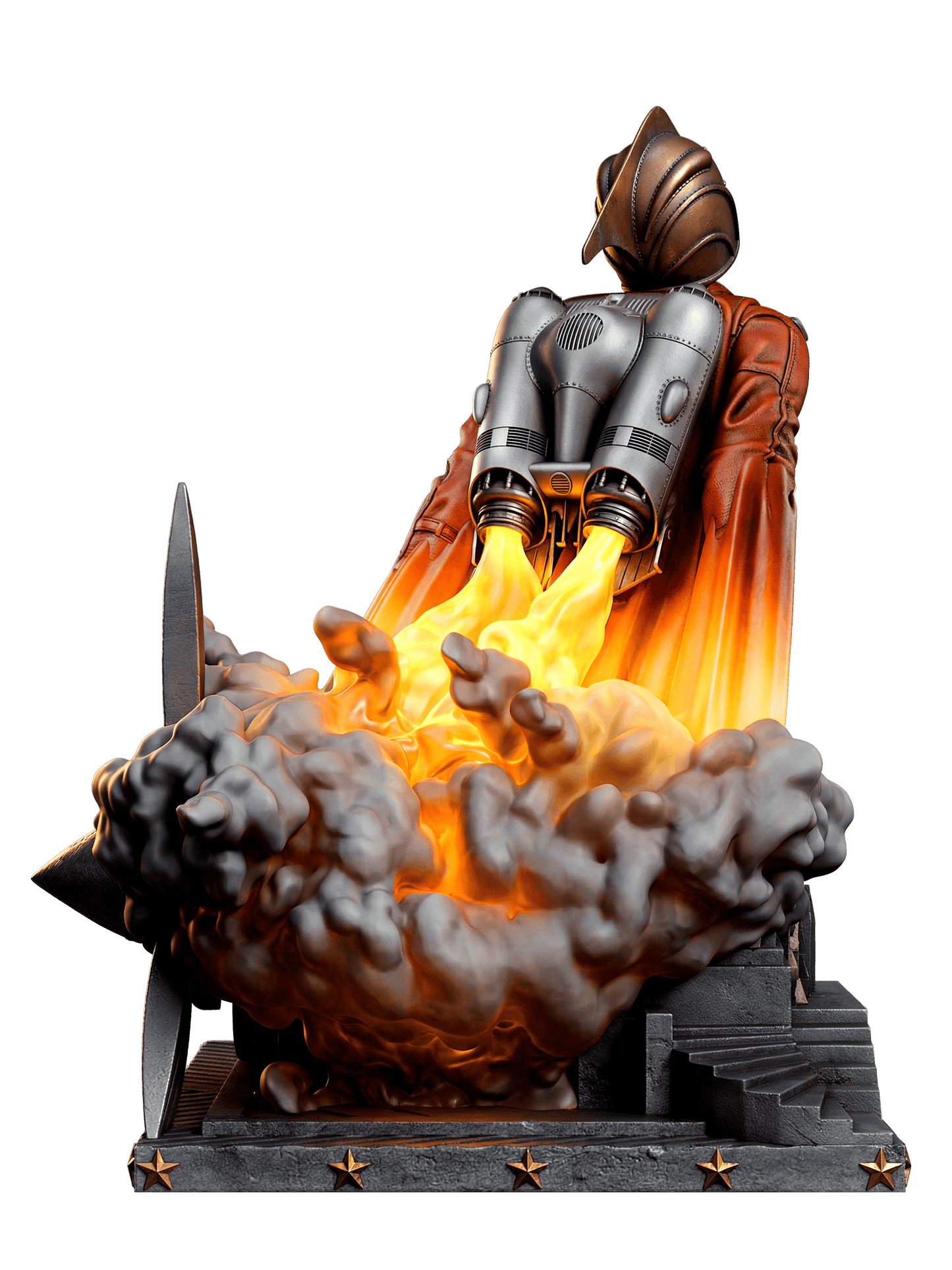 The Rocketeer - Portrait Bust - 4 or 8 scale - 3D Model Kit - Fan Art
