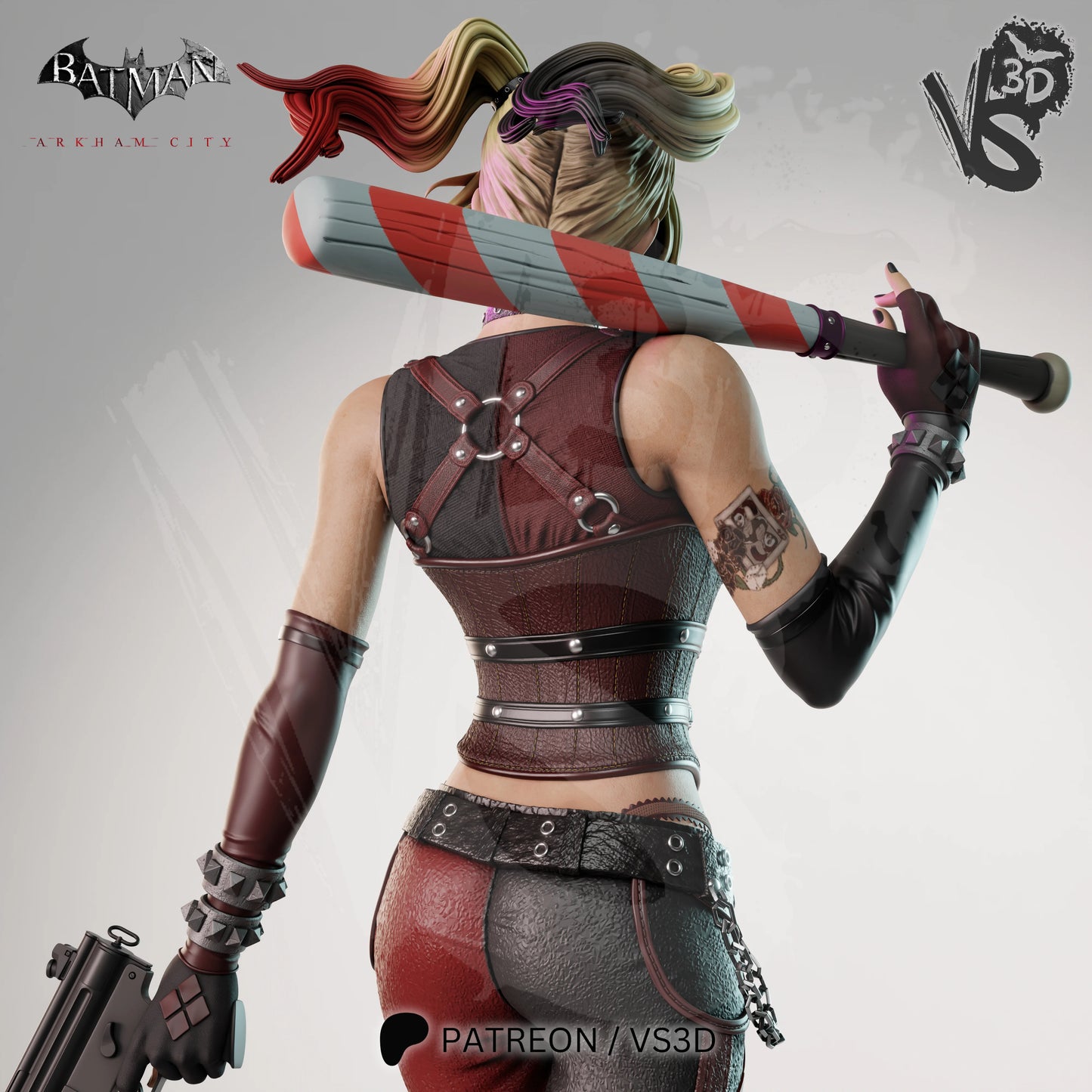 Harley Quinn (Arkham City) - Fan Art - 3D Print Kit