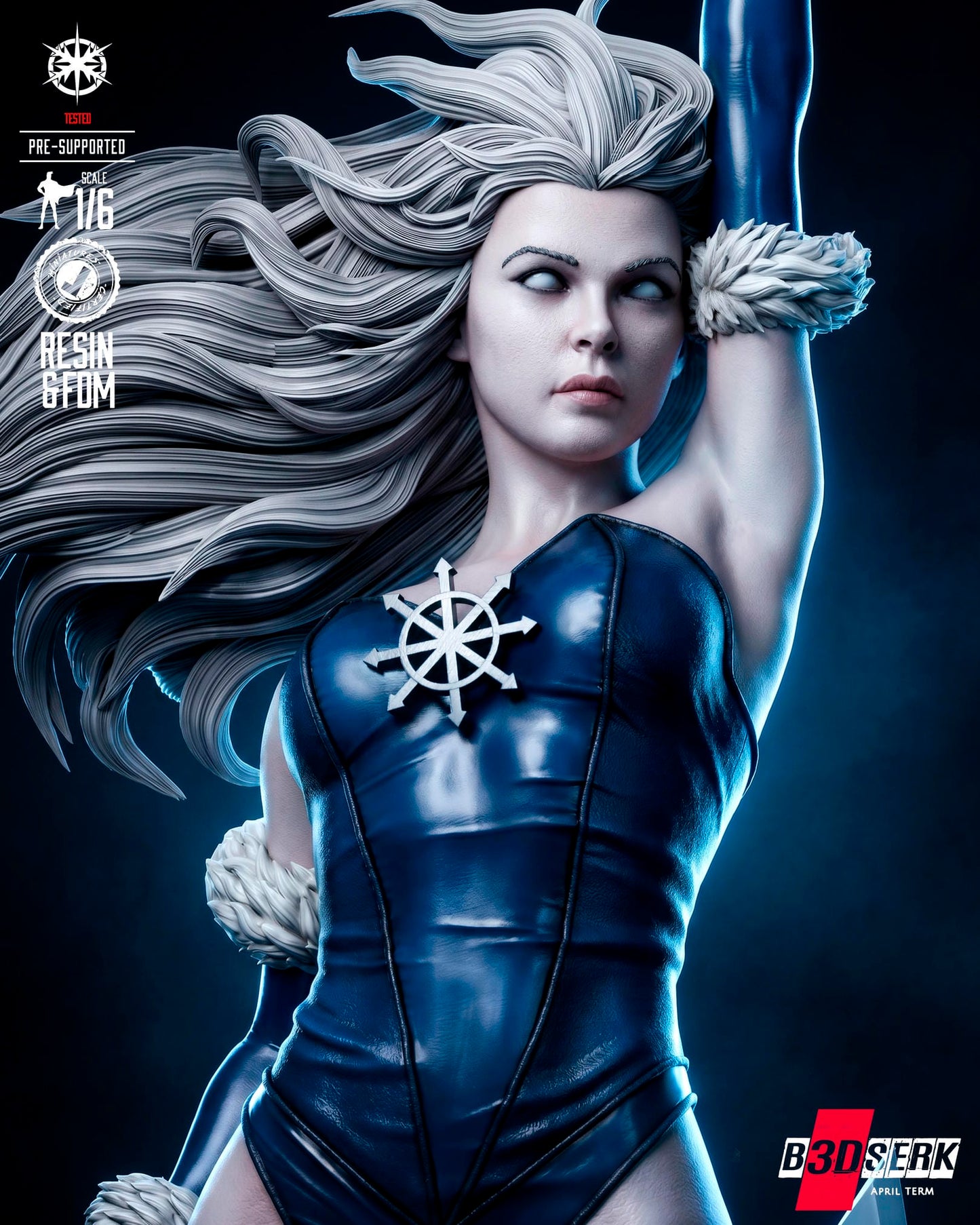 Killer Frost (Statue) 3D Model Kit - 6 or 12 scale (Fan Art)