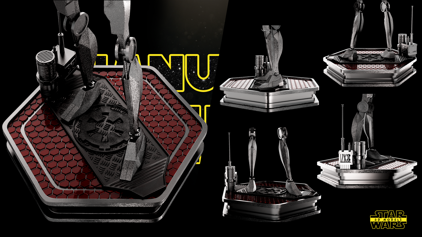 Combat Droid B1 Sculpture (Fan Art) - 1:6 or 1:12 Scale (340mm or 170mm) - 3D Printed