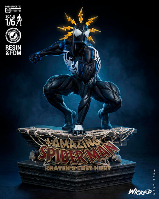 Spider-man (Kraven's Last Hunt) Sculpt -3d Printed Model Kit - Fan Art