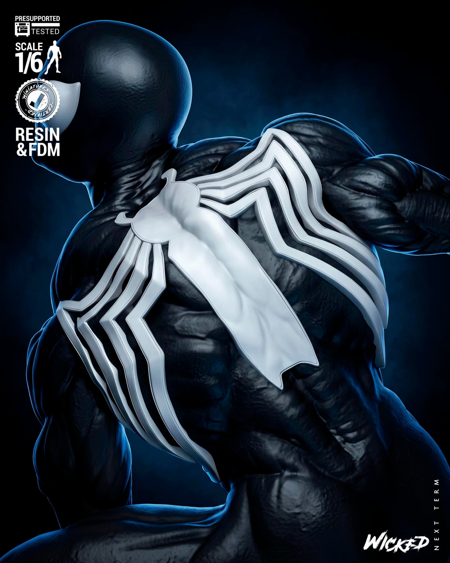 Spider-man (Kraven's Last Hunt) Sculpt -3d Printed Model Kit - Fan Art