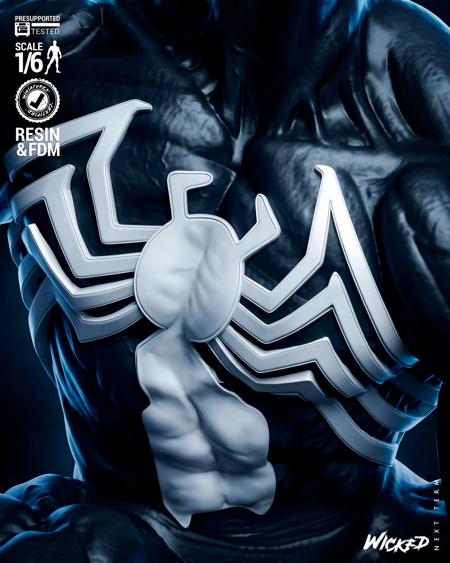 Spider-man (Kraven's Last Hunt) Sculpt -3d Printed Model Kit - Fan Art