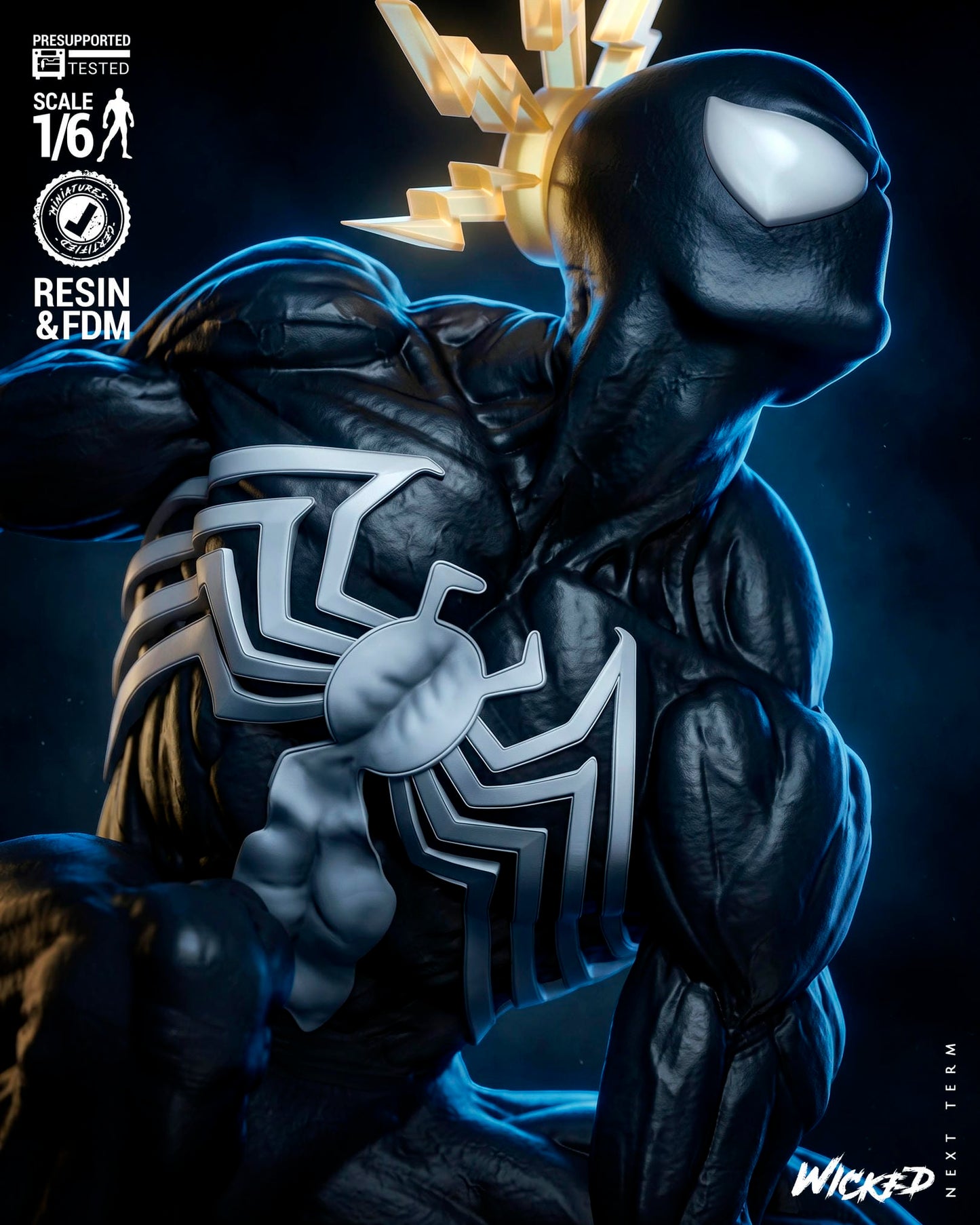 Spider-man (Kraven's Last Hunt) Sculpt -3d Printed Model Kit - Fan Art