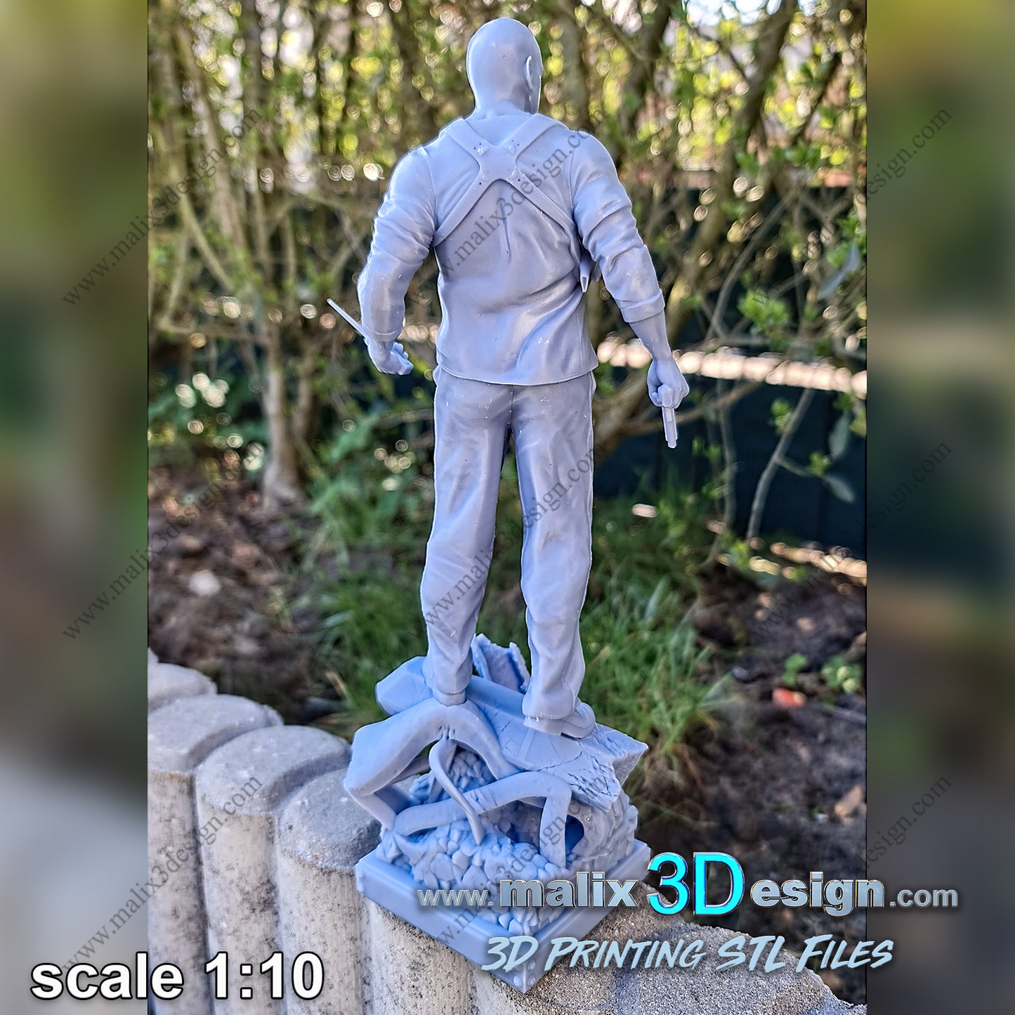John McClane - Brice Willis Die Hard-3D Printed Statue - 8, 10 & 16th Scale