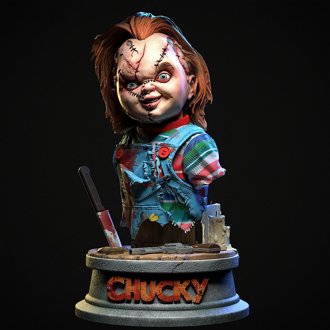 Chucky Bust- 3D Printed Model Bust 160 / 240mm