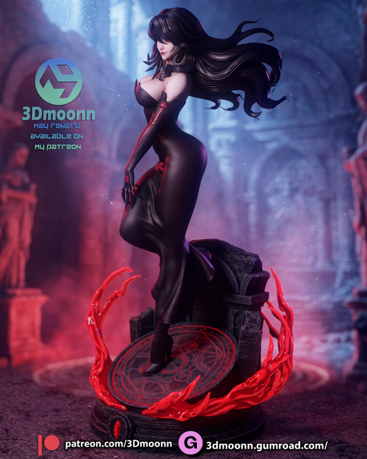 Lust (Fullmetal Alchemist) - 3d Printed model kit (Fan Art)