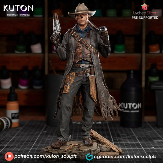 The Ghoul (Fallout) Statue or Bust - 1/10 scale (Fan Art) - 3D Print Kit