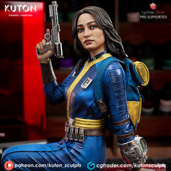 Fallout - Lucy MacLean  - 3D Printed Fan Art (Kuton)