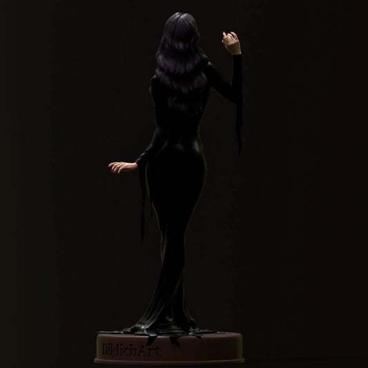 Morticia Addams - 3D Printed Statue Model Kit