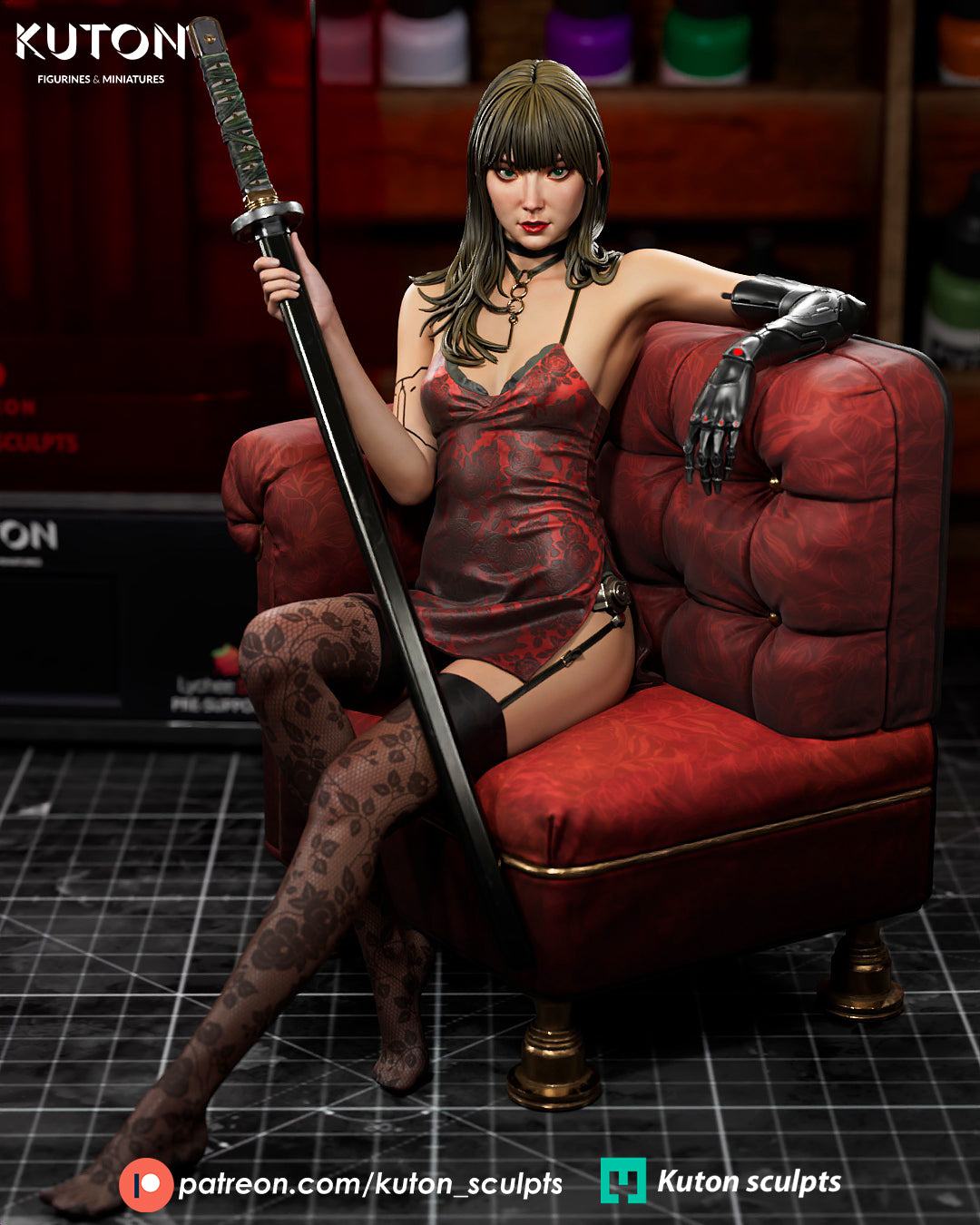 Yuriko - 3D Printed Model Kit - 1:10 Scale