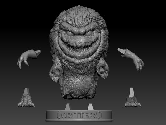 The Critters - 3D Printed Model Kit - 150mm