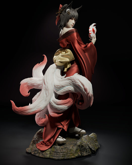 Amatersu / Kitsune  (Fan Art) - 3D printed kit (CA3D)
