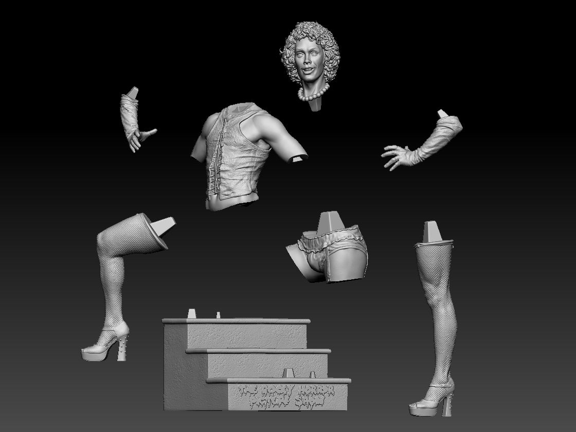 Frank N Furter - Tim Allen - 3D Printed Statue Model Kit