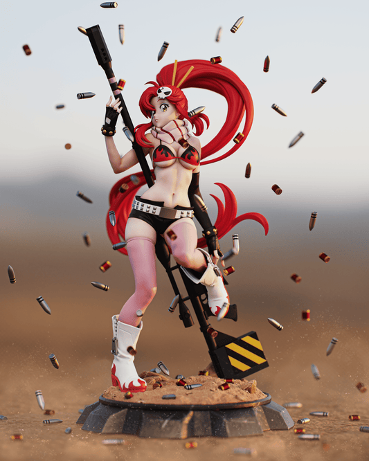 Yoko Littner (Gurren Lagann) - 3D Printed Model Kit - 1:6 scale