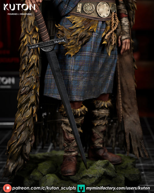Connor MacLeod (Highlander) - 3D Printed Model Kit - 1:10 Scale