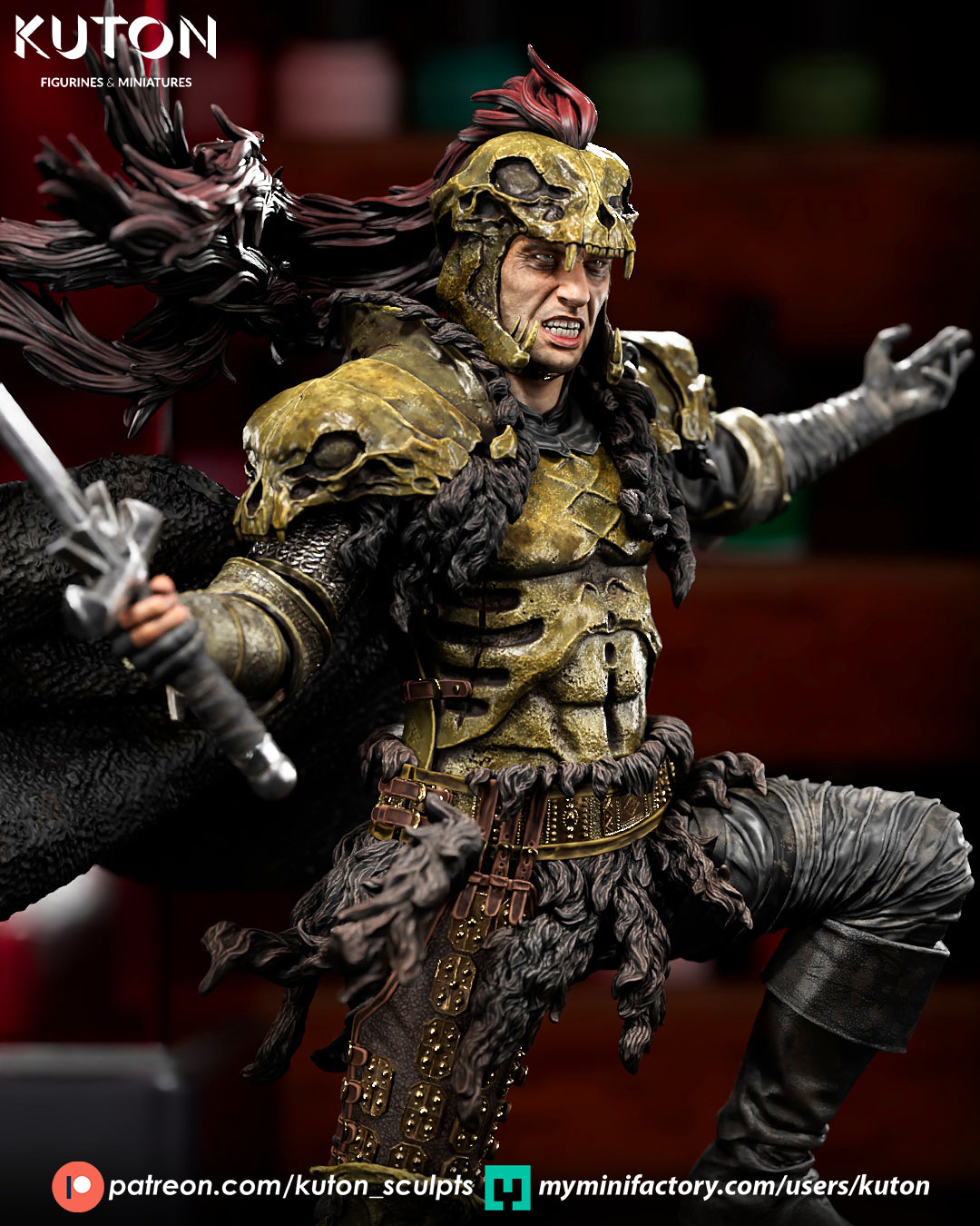 Kurgan (Highlander) - 3D Printed Model Kit - 1:10 Scale