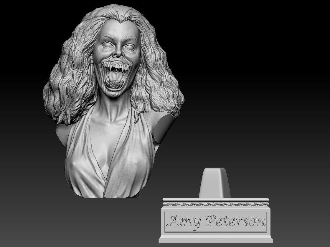 Amy Peterson - 3D Printed Bust - 180mm