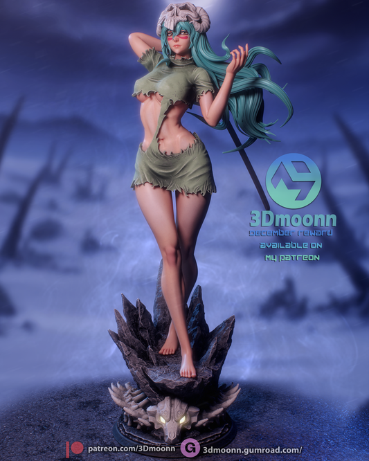 Nelliel Tu (Bleach) - 3d Printed 1:6 model kit
