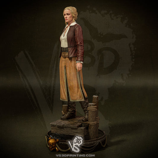 Eleanor Guthrie - Black Sails - 3D Printed Model Statue - 10 Scale