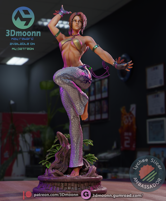 Christie Monteiro - Tekken (Sculpt)  3d Print - Unpainted model kit