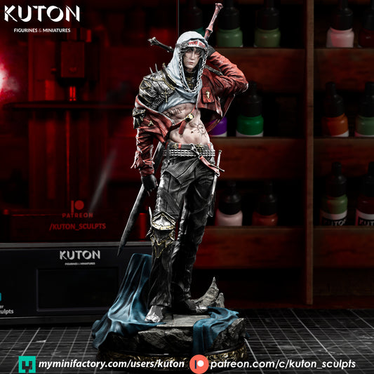 Elias 3D Printed Statue / Bust Model kit