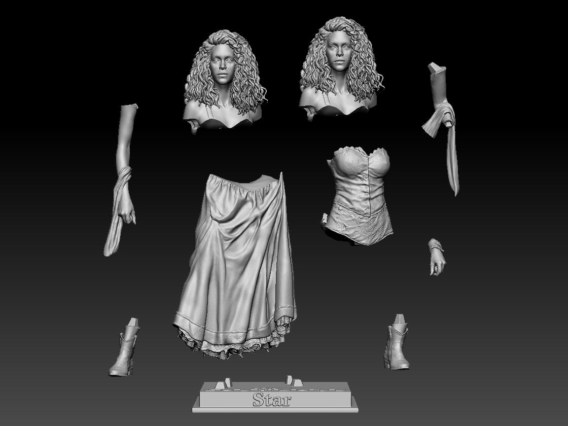 Star - The Lost Boys - 3D Printed Statue Model Kit