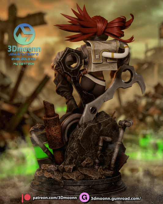 Riyo Reaper (Gachiakuta) - 3d Printed 1:6 model kit (Fan Art)