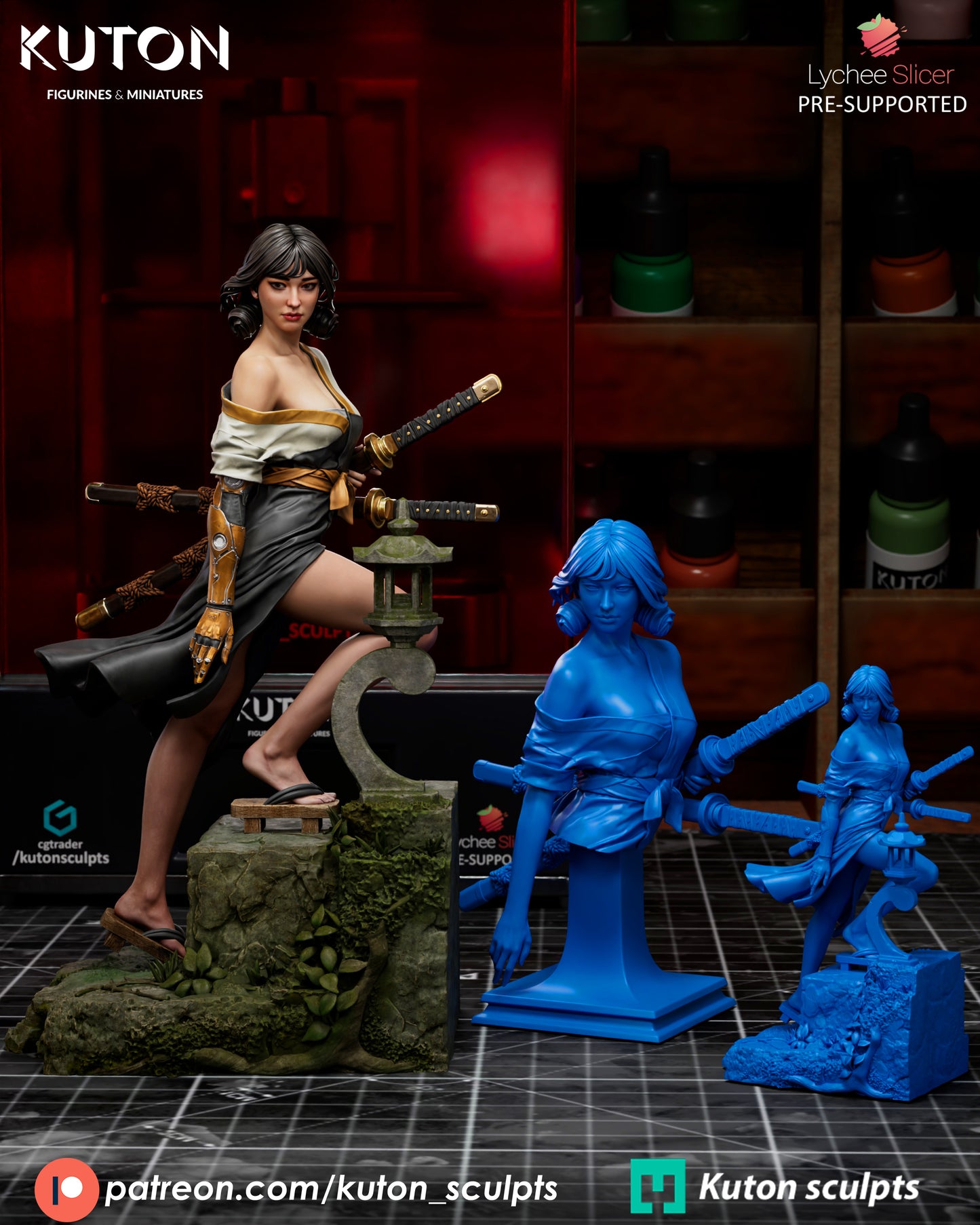 Kira Mekai - 3D Printed Model Kit - 1:10 Scale