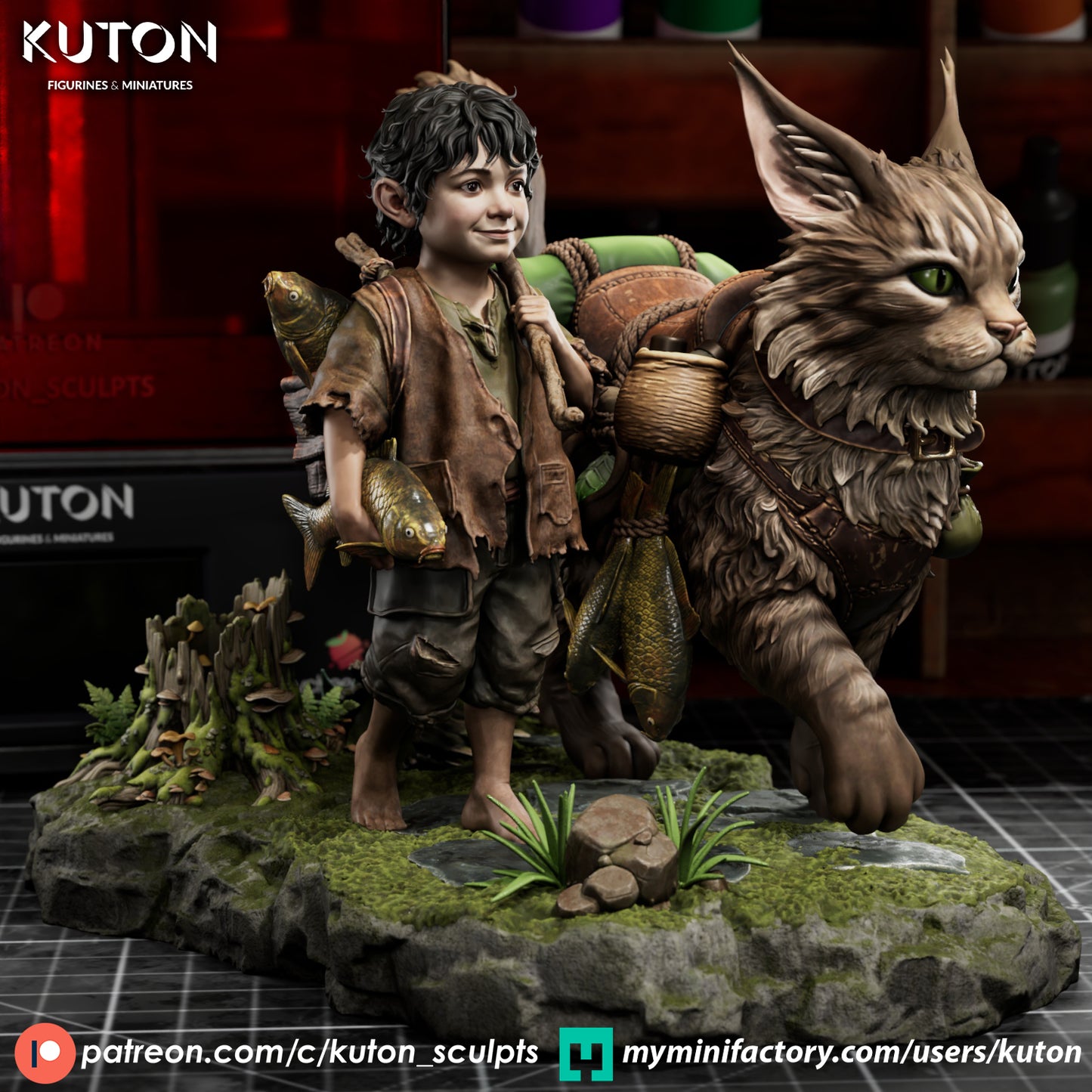 Wayferers 3D Printed Statue - Miniature and 10 Scale available