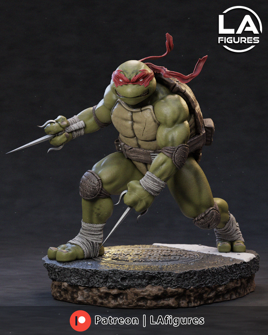 Raphael (TMNT) Statue - Fan Art 10 Scale (164mm) 3D Print Kit
