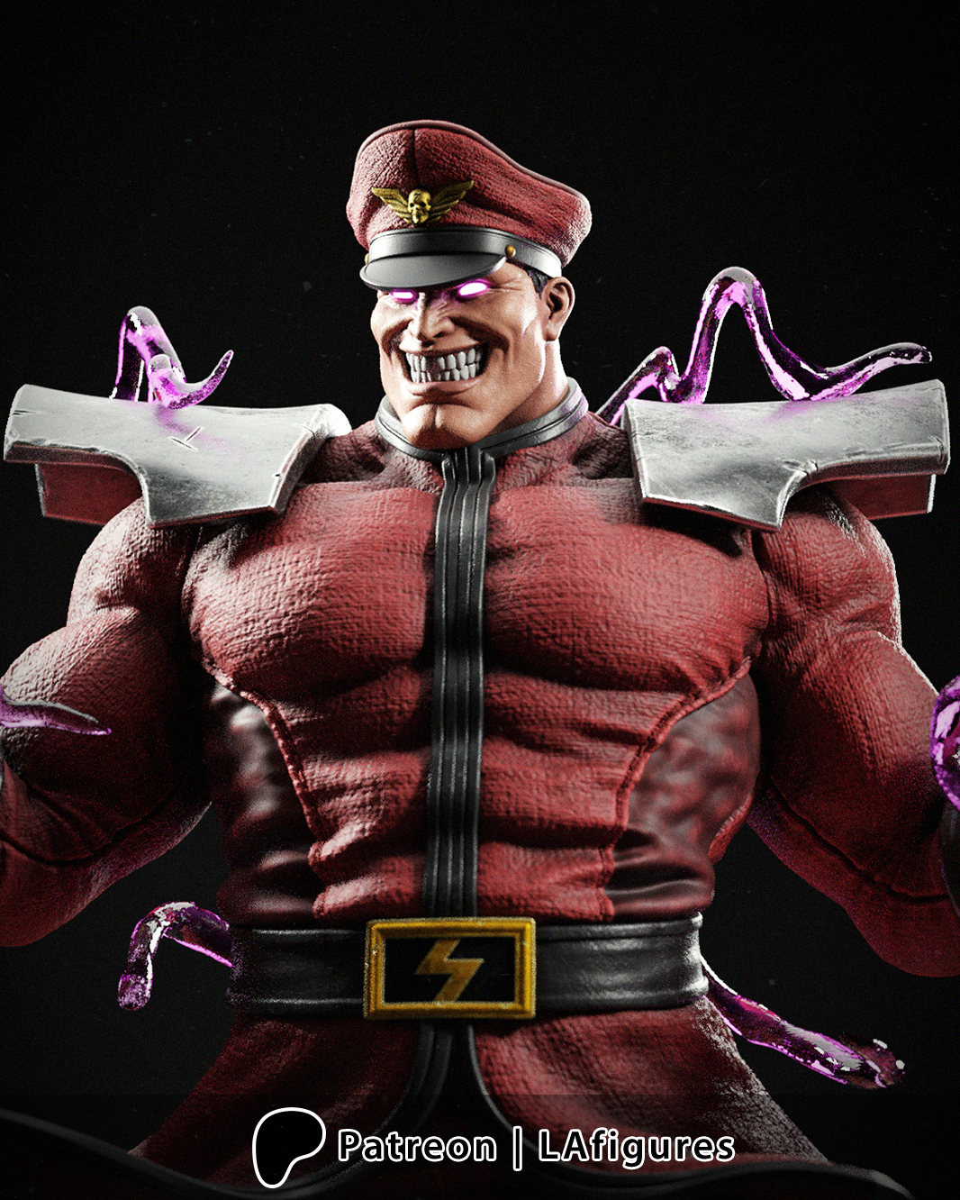 M. Bison (Street Fighter) Statue - Fan Art 10 scale 3D Print Kit