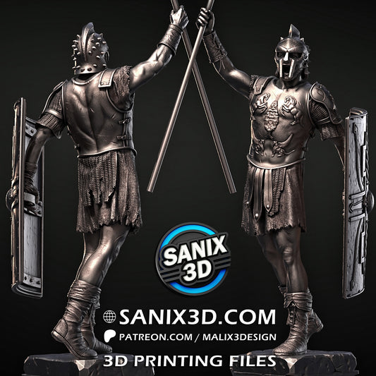 Gladiator (Maximus) - 8 scale - Fan Art - 3D Print