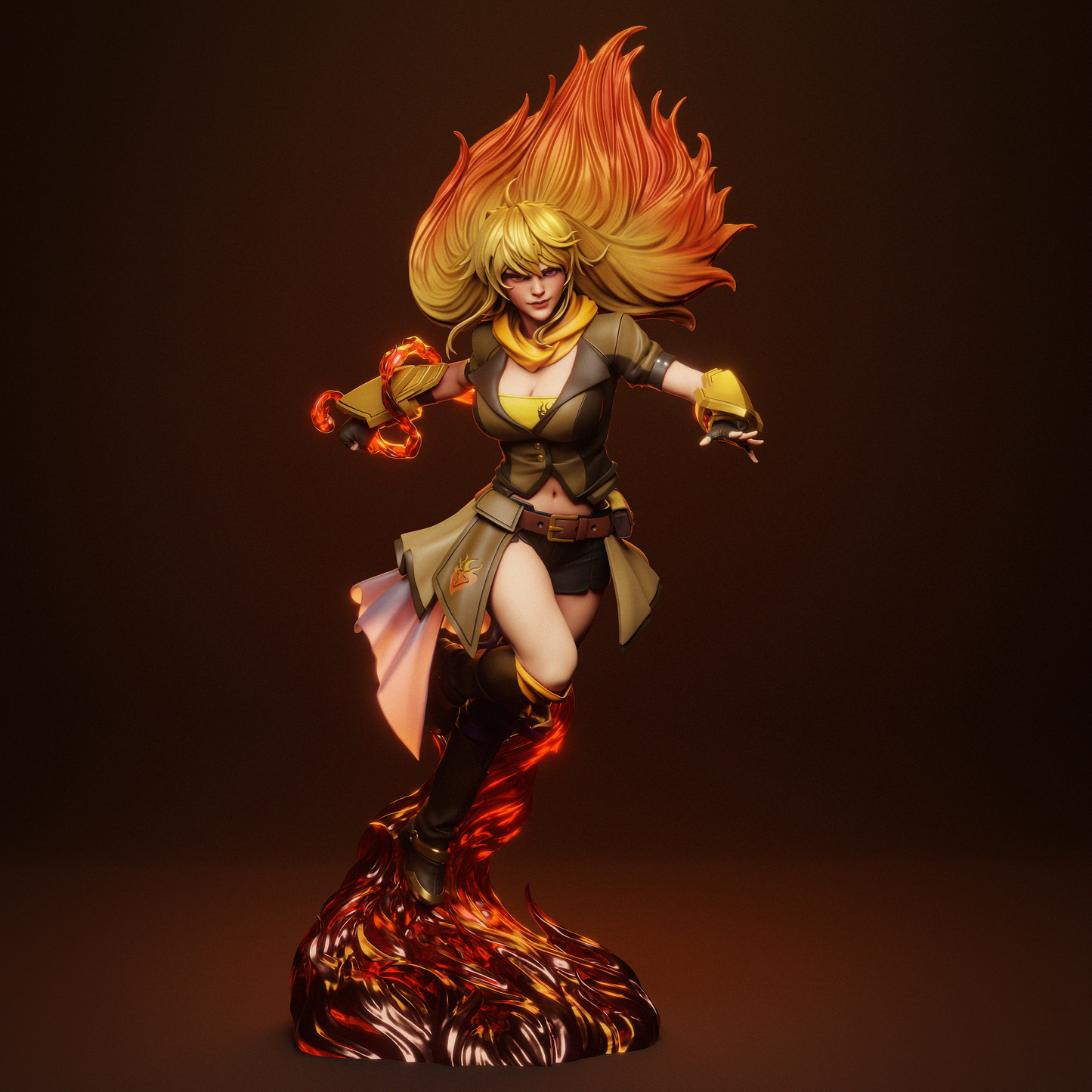 Yang Xiao Long - 3D Printed Statue - 6 Scale