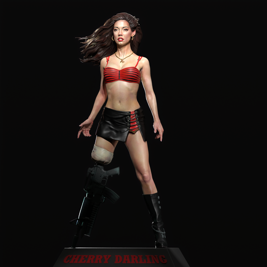 Cherry Darling - Planet Terror - 3D Printed Model Kit