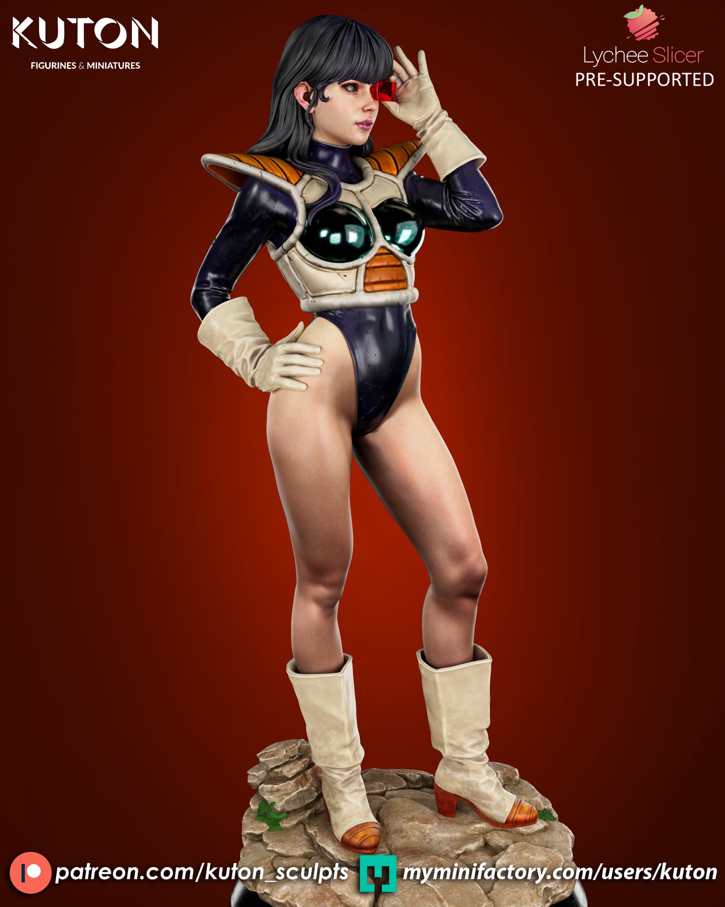 Razella (Raditz DBZ) - 3D Printed Model Kit