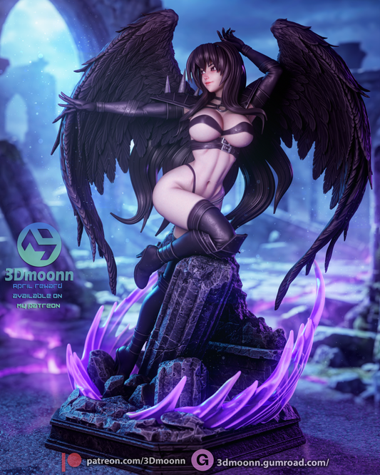Raynare (High School DxD) - 3d Printed model kit (Fan Art)