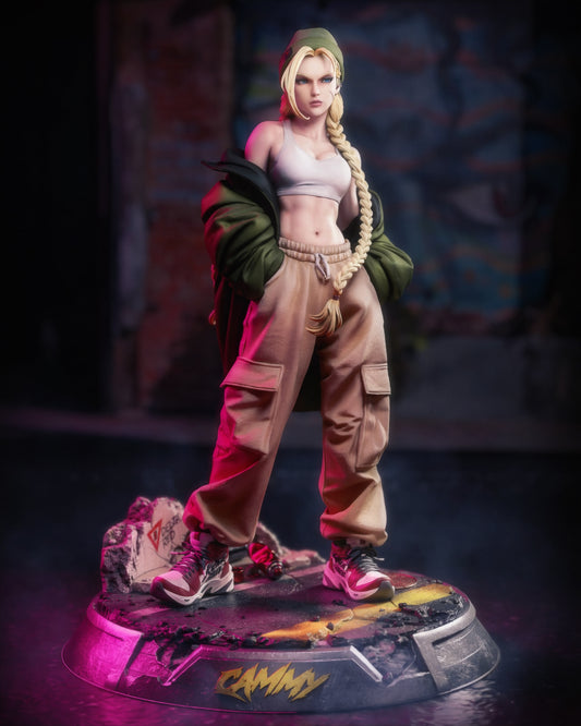 Cammy Street Fighter - 3D Printed Model Statue - 6 Scale