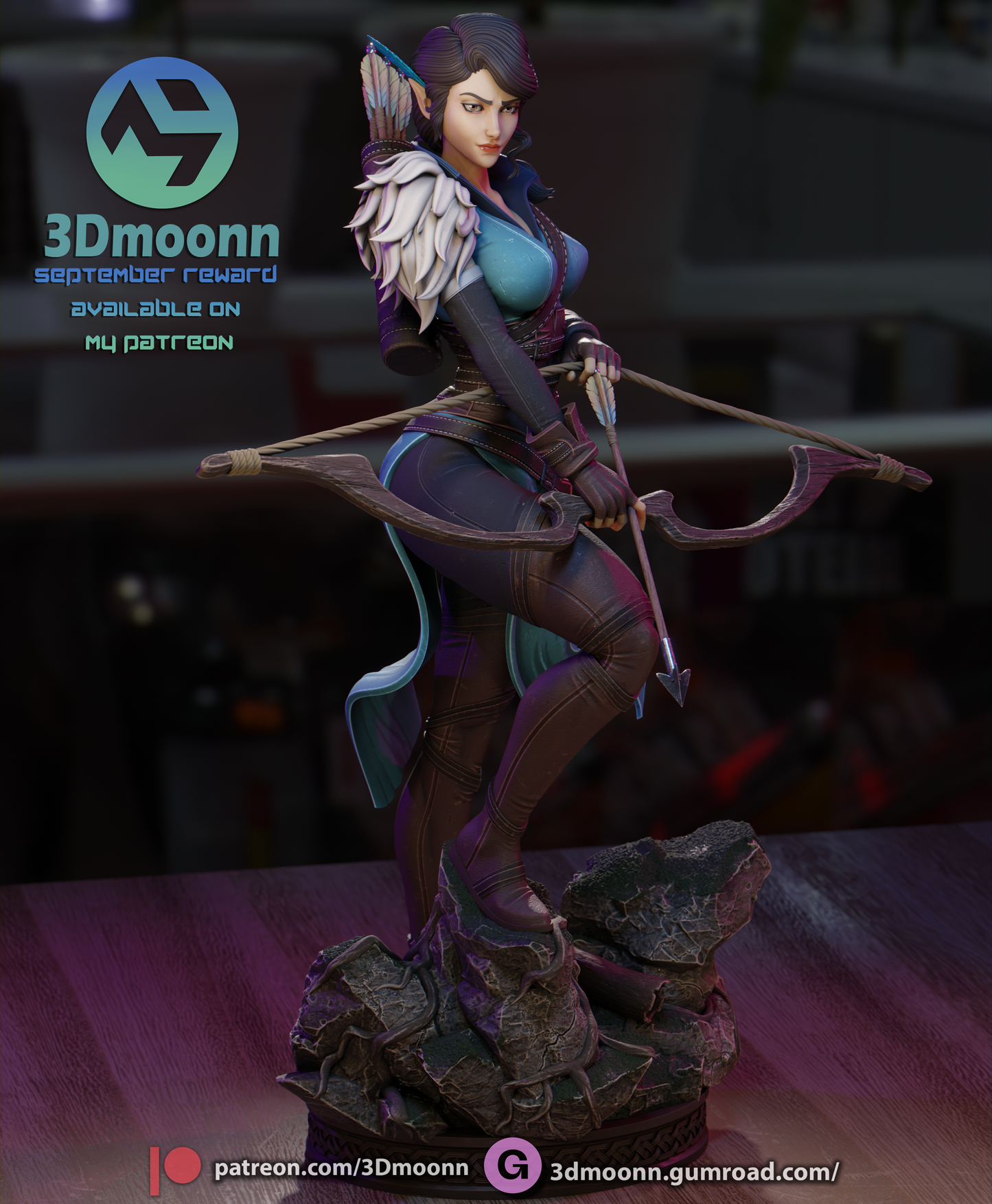 Vex (Vox Machina)- 3d Printed 1:6 model kit