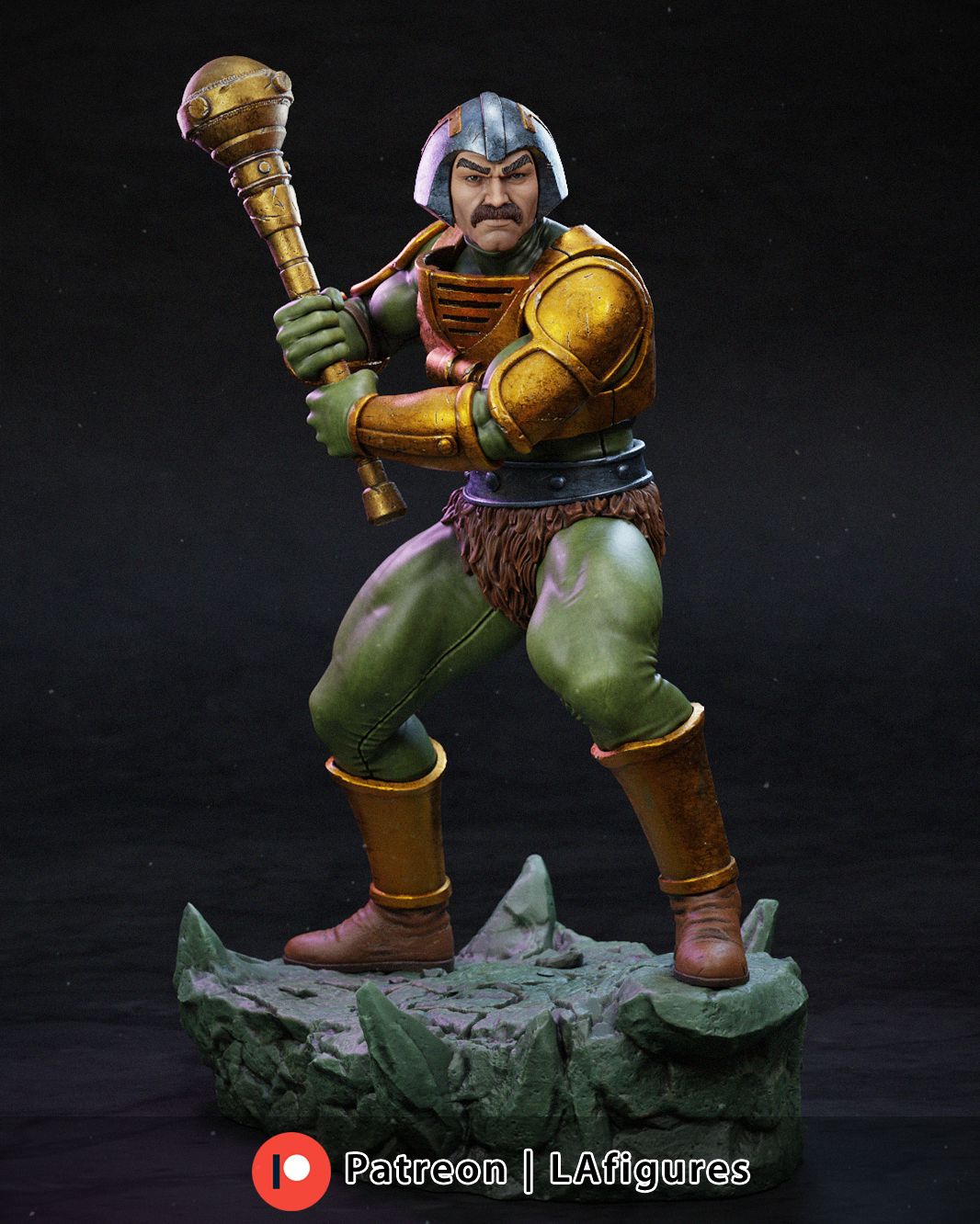 Man at Arms (He-Man) Statue - Fan Art 12/10/8/6 scale - 3D Print