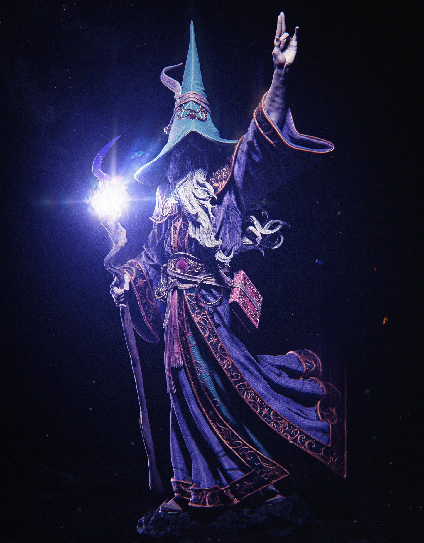 Merlin 3D Printed Model Kit - Unpainted and Unassembled