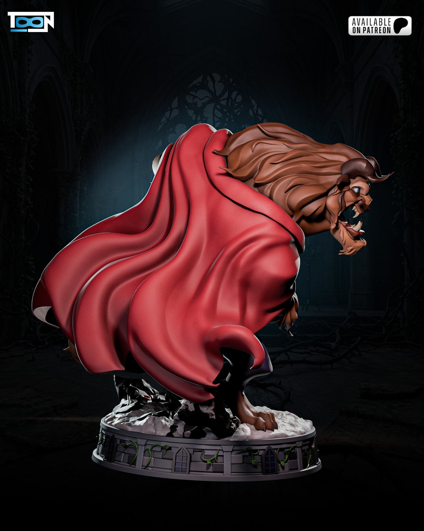 The Beast - 3D Printed Model Statue - 6 & 10 Scale