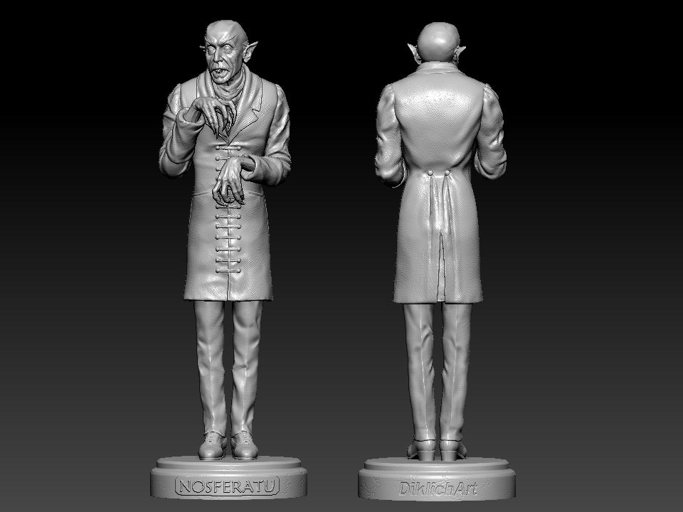 Nosferatu - 3D printed Model Statue / Bust