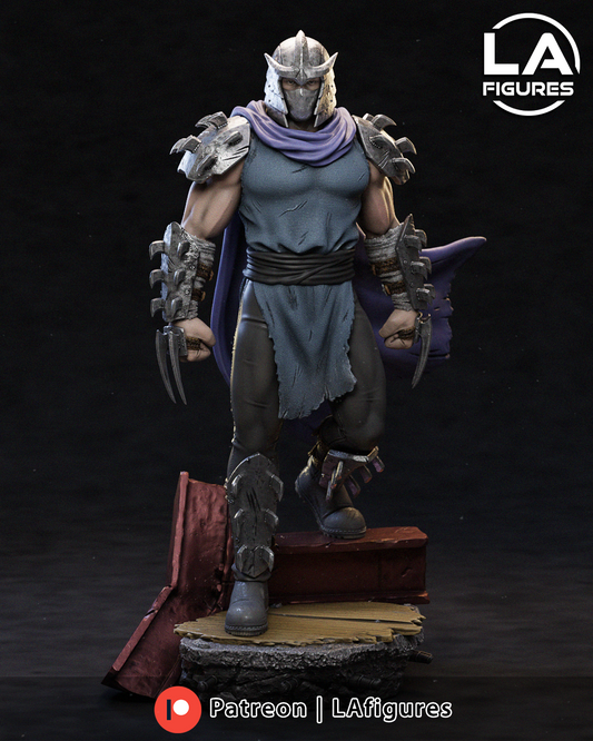 Shredder (TMNT) Statue - Fan Art 12/10/8/6 scale 165 - 370mm - 3D Print