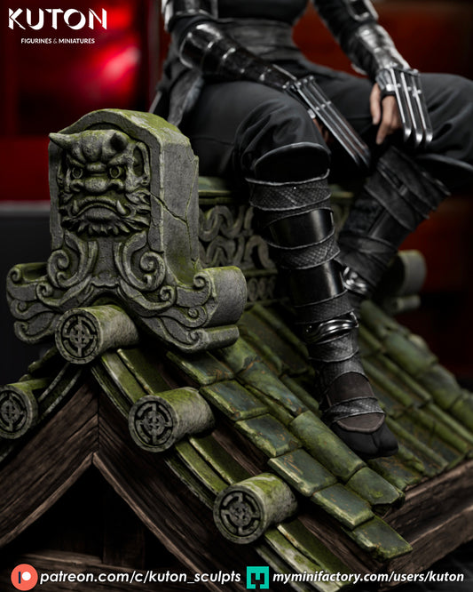 Shiori (Kuton Original) - 3D Printed Model Kit - 1:10 Scale