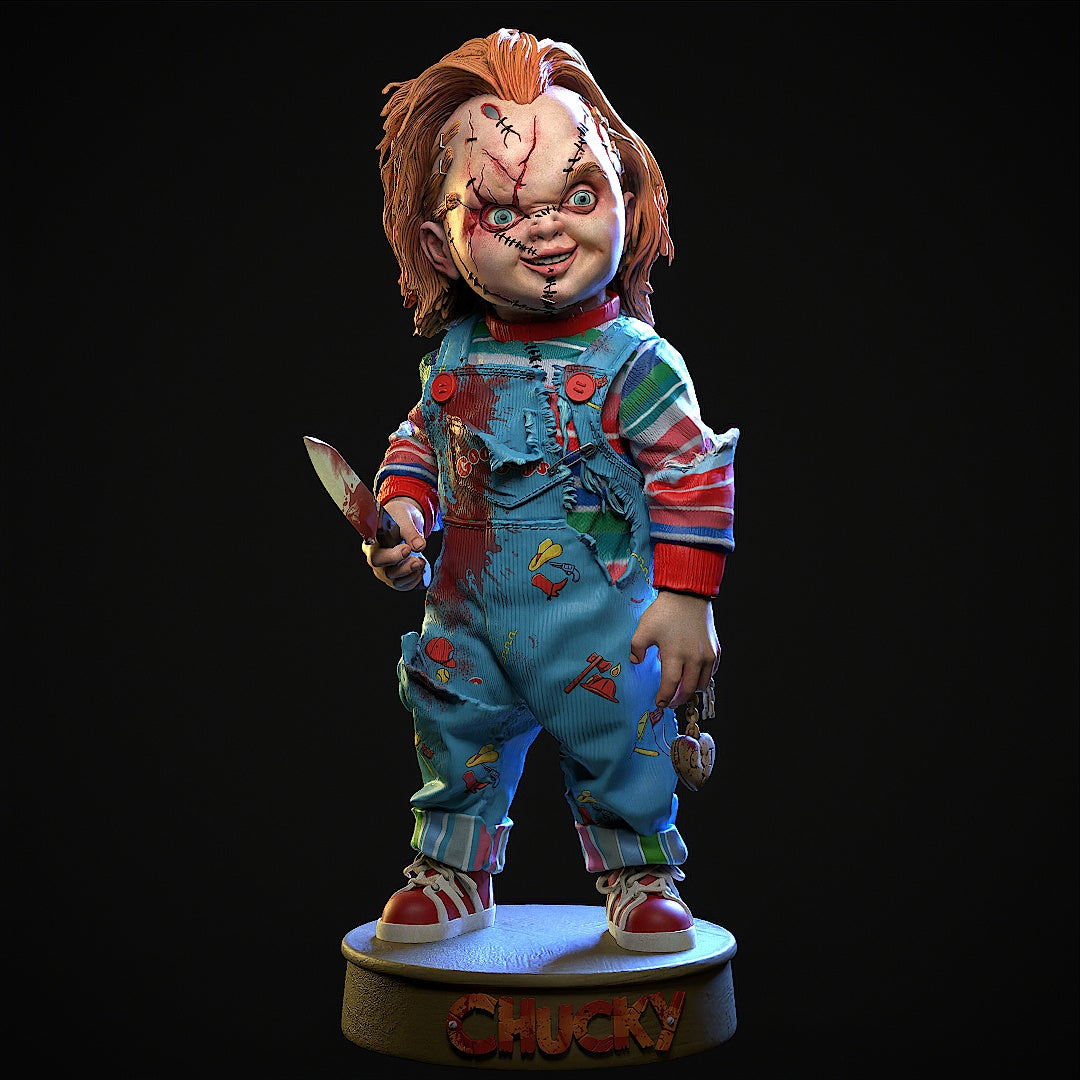 Chucky 3D Printed Model Statue / Bust