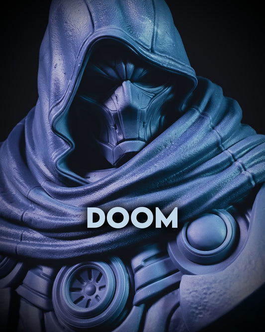 Doctor Doom - 103 to 222mm 3D Print (Fan Art)