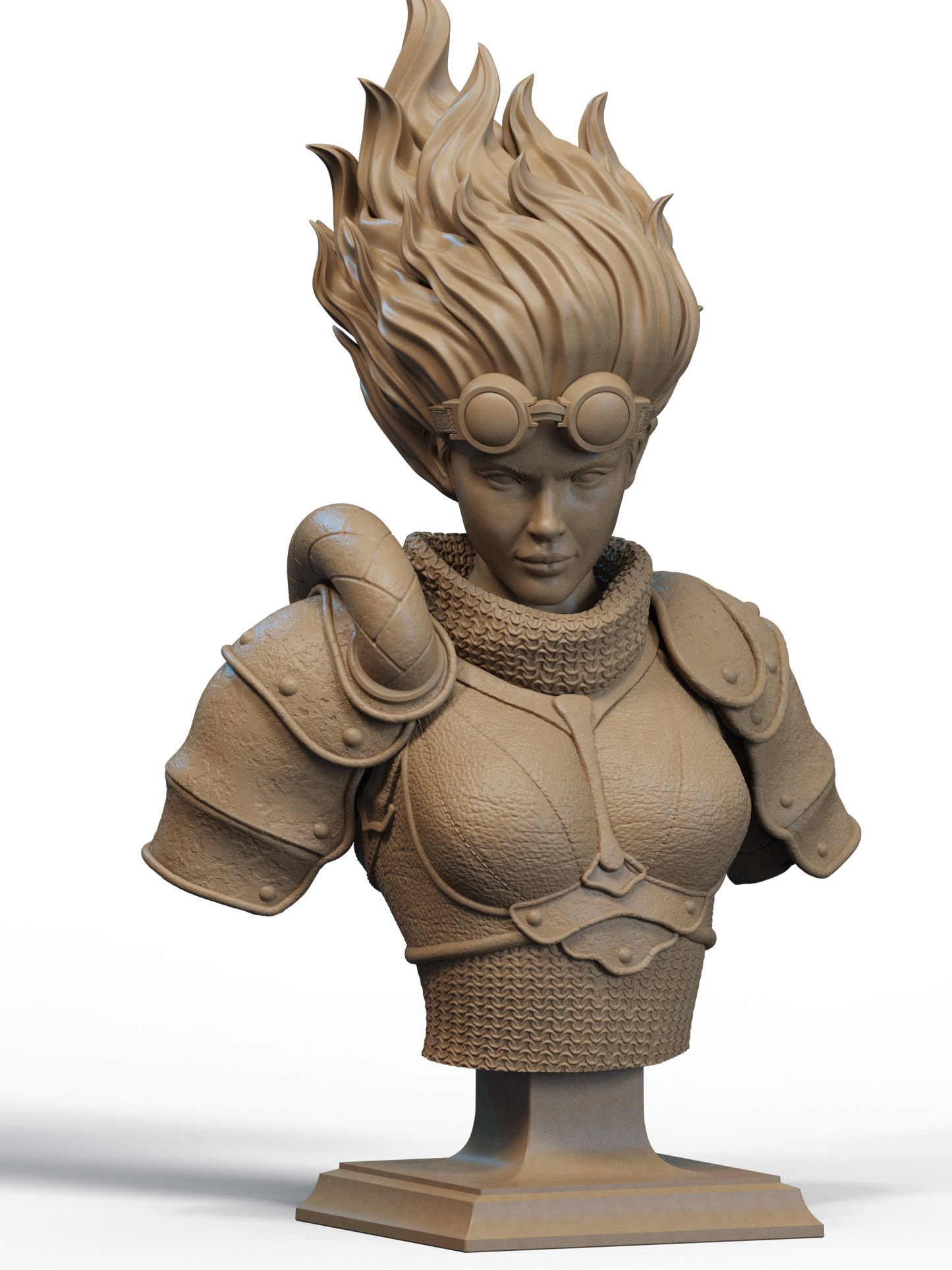 Chandra - 9 and 6 Scale 3D Printed Statue Model Kit
